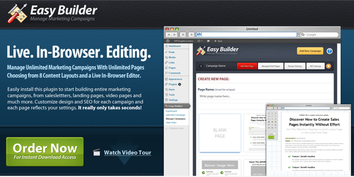 Product picture Easy Builder WP Plugin